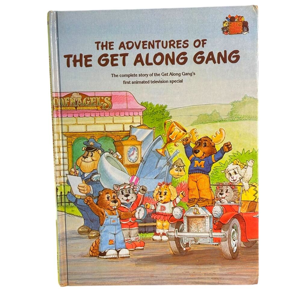 Vintage 1984 The Adventures of The Get Along Gang Book by Mary Swenson, HC